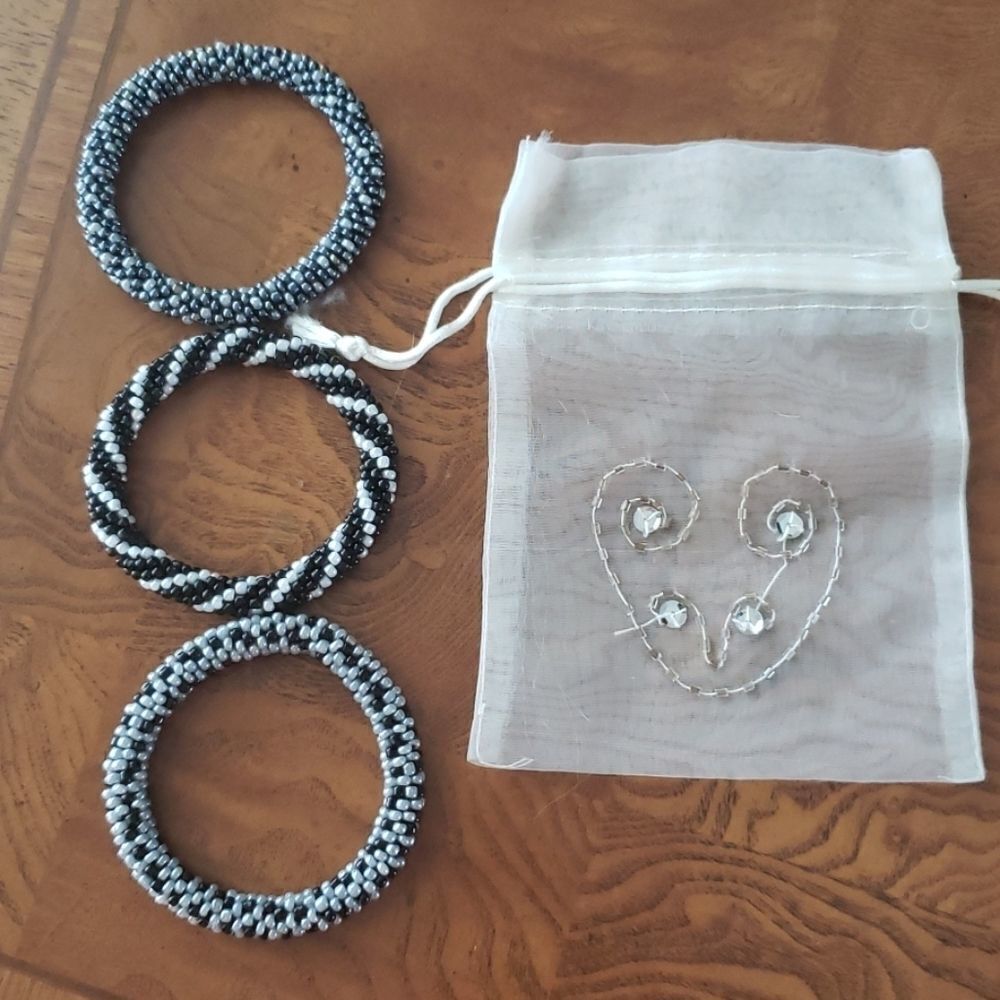 BRACELETSHand Crafted crochet, set of 3